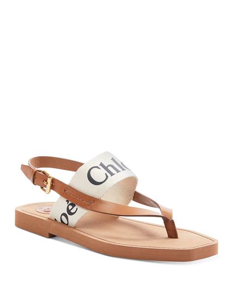 chloe flat sandal